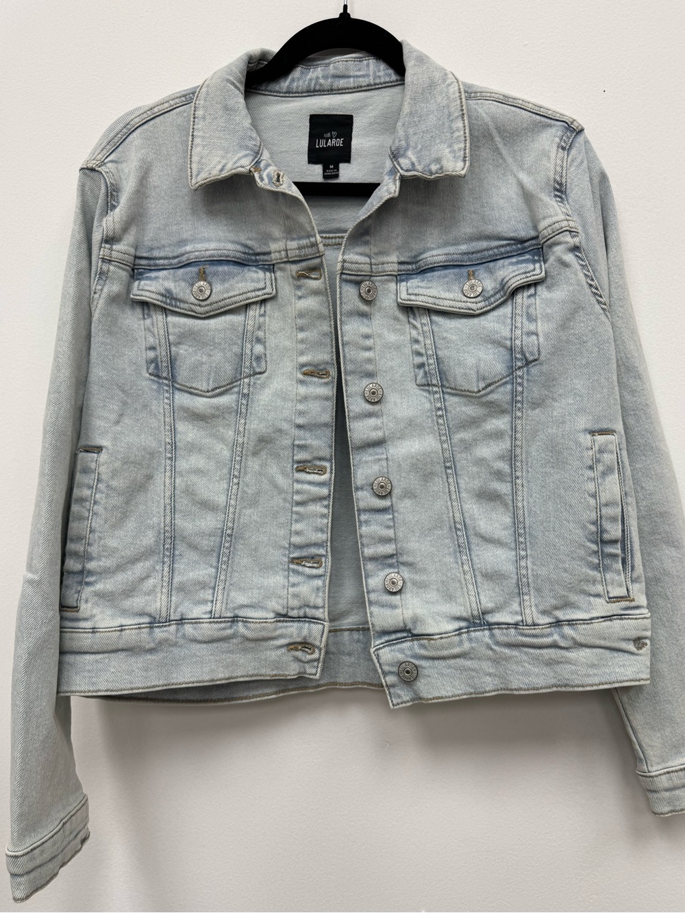LuLaRoe Light Blue Denim Jean Jacket harvey